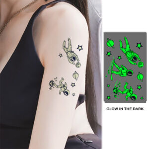 UV glow boys temporary tattoo Bei-109 10.5x6cm, party favour Auckland NZ