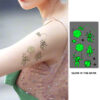 BEI113 UV glow boys temporary tattoo Bei-113 10.5x6cm, party favour Auckland NZ