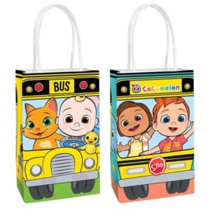 Cocomelon paper kraft bags, party favour Auckland NZ