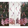 It is Girl SPIRAL DECORATIONS VALUE PACK It's a Girl baby shower spiral ceiling decorations 6 pieces, Auckland NZ