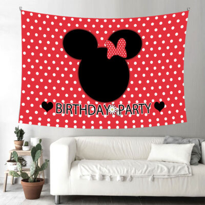 O1CN01KHylIz1jFI8JijkbM_!!2212389964518-0-cib Mickey Minnie Mouse party wall backdrop banner PWB29 premium fabric, Auckland NZ