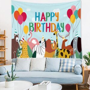 Safari party scene setter wall backdrop banner PWB21 premium fabric, Auckland NZ