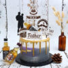 Happy Father's Day cake toppers 6 pieces set, Auckland NZ