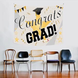 Graduation party wall backdrop banner PWB37 premium fabric, Auckland NZ