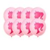 Barbie party light pink latex balloon package 8 pieces 12 inch, Auckland NZ
