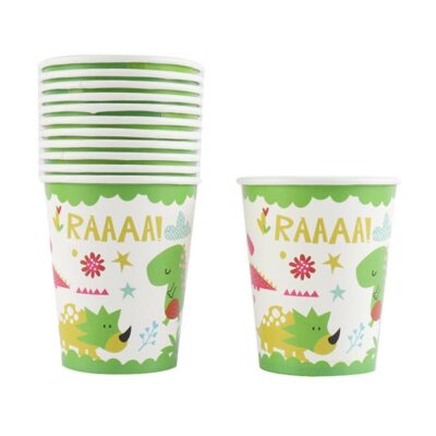 Dinosaur party paper cups Dinosaur birthday party paper cups 10 pieces, Auckland NZ