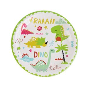 Dinosaur birthday party paper plates 7 inch 10 pieces, Auckland NZ