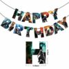 Godzilla party theme birthday banner