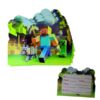 Minecraft birthday party invitation cards, Auckland NZ