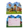 PAW Patrol birthday party invitation cards, Auckland NZ