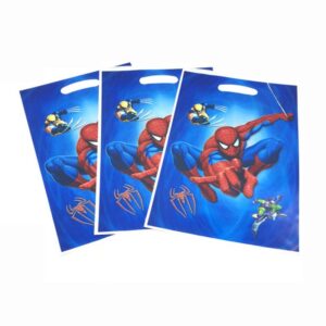 Spiderman birthday party loot bags 17x25cm 10 pieces, Auckland NZ