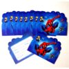 Spiderman birthday party postcard invitation, Auckland NZ