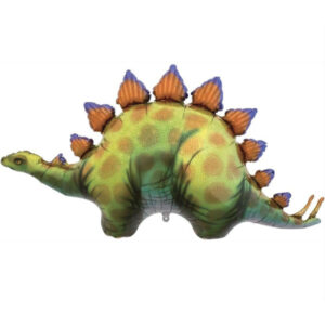 Giant Stegosaurus dinosaur foil balloon 115cm helium or air fill, Auckland NZ