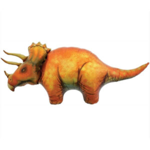 Giant Triceratops dinosaur foil balloon 125cm helium or air fill, Auckland NZ