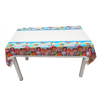 cocomelon party Tablecloth Cocomelon birthday party tablecover 180cm, party supplies Auckland NZ