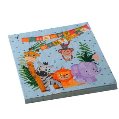 jungle safari lunch napkins Jungle safari birthday party lunch napkins 20 pieces, Auckland NZ