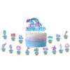 Mermaid party theme cake toppers 11 pieces 15x10cm, Auckland NZ