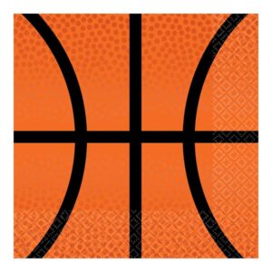 Basketball beverage napkins, party supplies Auckland NZ