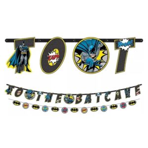 Batman Heroes Unite jumbo banner kit 25.4x10.1cm letters, Auckland NZ