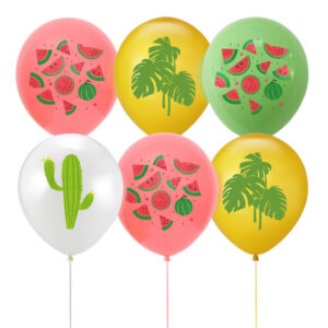 Hawaiian party balloons