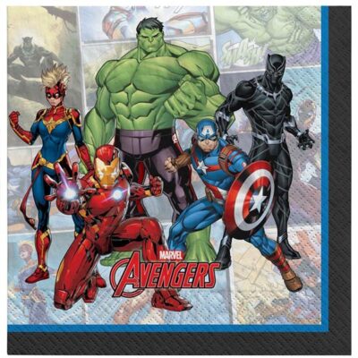 Marvel Avengers Powers Unite lunch napkins 33x33cm, Auckland NZ