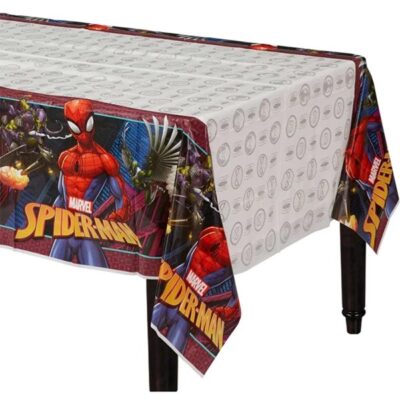 Spider-Man Webbed Wonder plastic tablecloth 137cm, Auckland NZ