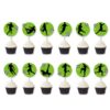 Soccer party theme cake toppers 12 pieces, Auckland NZ
