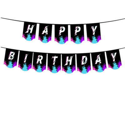 TikTok Happy Birthday Banner