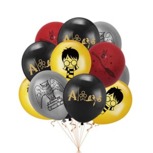 Harry Potter party balloon package 8 pieces 12 inch helium quality, Auckland NZ