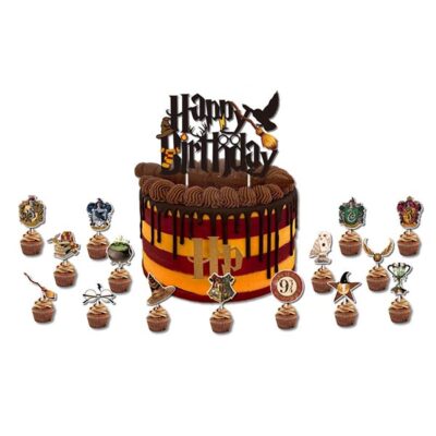 Harry Potter party cake toppers set 16 pieces 5.9x3.93 inch, Auckland NZ