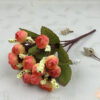 Tiny rose bud on stems-sunset red