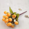 Tiny rose bud on stems-yellow