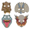 Jurassic into the Wild paper masks 8 pieces, party favour Auckland NZ
