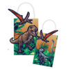 JURASSIC PAPER KRAFT BAGS Jurassic into the Wild paper kraft bags 8 pieces 21x13x8cm, Auckland NZ
