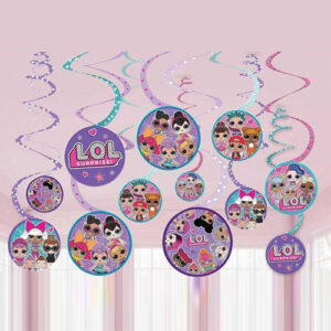 LOL Surprise spiral swirls hanging decorations, Auckland NZ