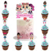 LOL Suprise birthday cake topper