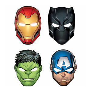 Marvel Avengers Powers Unite paper masks 8 pieces, Auckland NZ