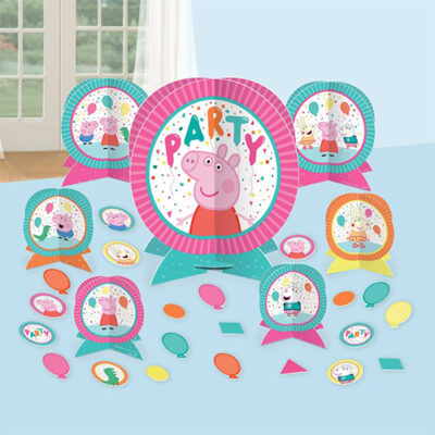 PEPPA PIG CONFETTI PARTY TABLE DECORATING KIT Peppa Pig Confetti Party table decorating kit, Auckland NZ