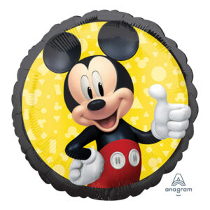 Mickey Mouse Forever foil balloon 45cm helium quality, Auckland NZ