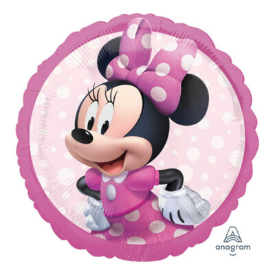 Minnie Mouse Forever foil balloon 45cm helium quality, Auckland NZ