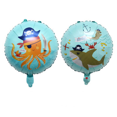 Ahoy Pirate Shark Foil Balloon Ahoy Pirate Shark Foil Balloon
