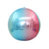 Blue pink 4D round foil balloon ball 22 inch orbz, party decoration Auckland NZ