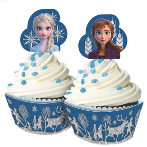 Frozen 2 glitter cupcake kit, birthday party decoration Auckland NZ