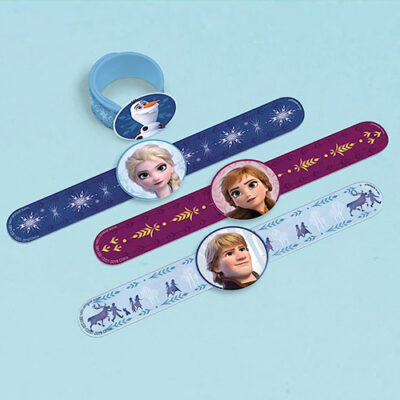 Frozen 2 slap on bracelets pack of 4, party favour Auckland NZ