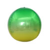 Green Yellow 4D Foil Ball Balloons Green yellow 4D round foil balloon ball 22 inch orbz, party decoration Auckland NZ