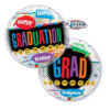 Happy Graduation Congrats bubble balloon 56cm Qualatex, Auckland NZ