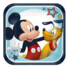MICKEY ON THE GO 17CM SQUARE PLATES Mickey on the Go square paper plates 17cm 8 pieces, Auckland NZ