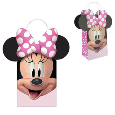 Minnie Mouse Forever kraft loot bags 8 pieces, Auckland NZ