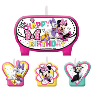 Minnie Mouse Happy Helpers birthday candle set, Auckland NZ