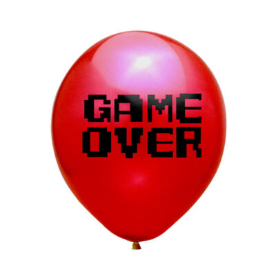 Minecraft party balloons Game Over